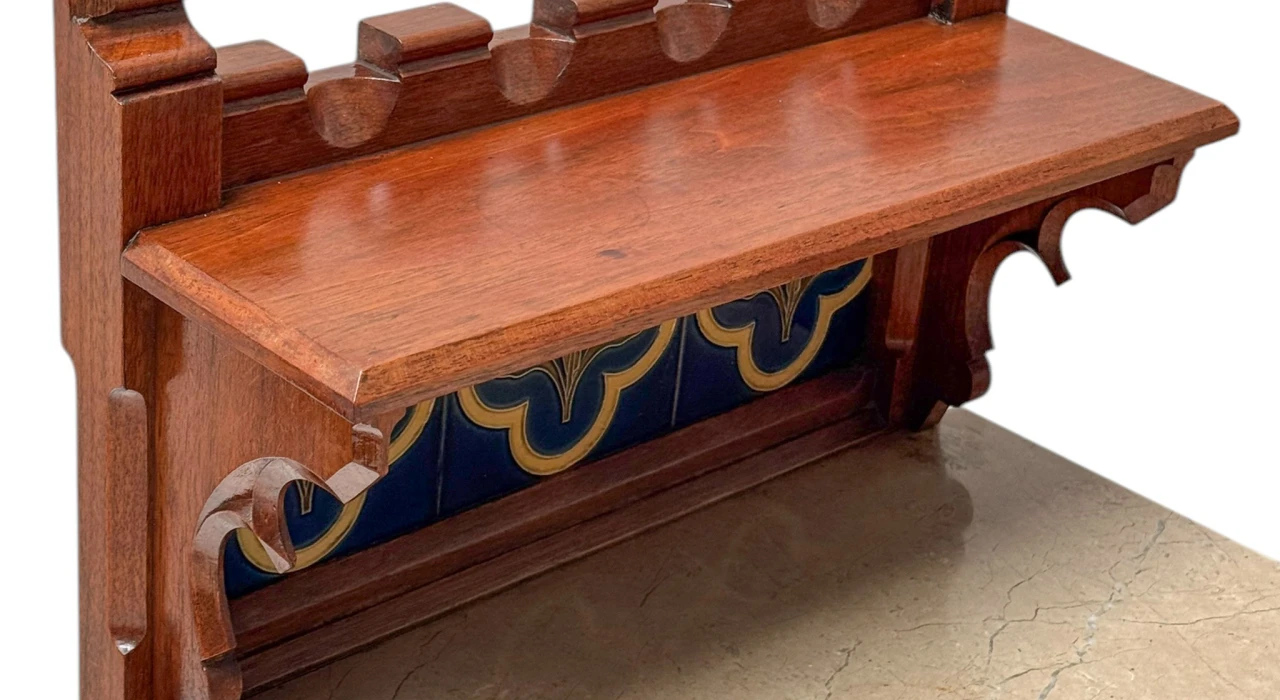 Two Arts & Crafts Nightstands by Gustave Serrurier-Bovy, 1900s